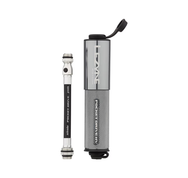 Pompe - Grip Drive HV - Lezyne - Argentée