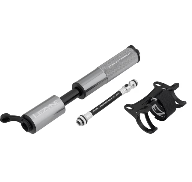 Pompe - Grip Drive HV - Lezyne - Argentée