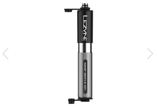 Pompe - Grip Drive HV - Lezyne - Noir/Argentée