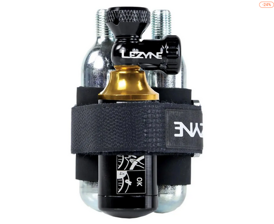 Gonfleur CO2 - Tubeless CO2 Blaster - Lezyne - Noir/Dorée