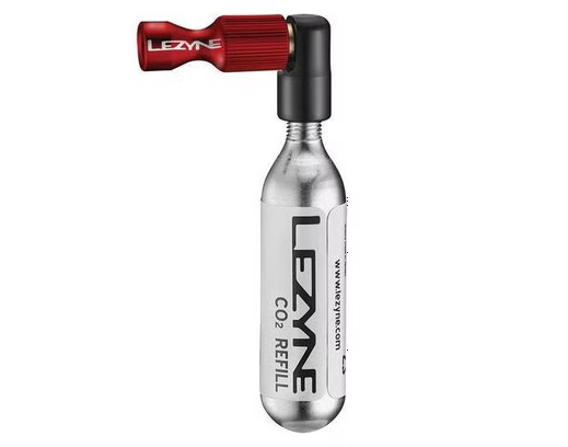 Gonfleur CO2 - Trigger Drive - Lezyne - Argentée/rouge
